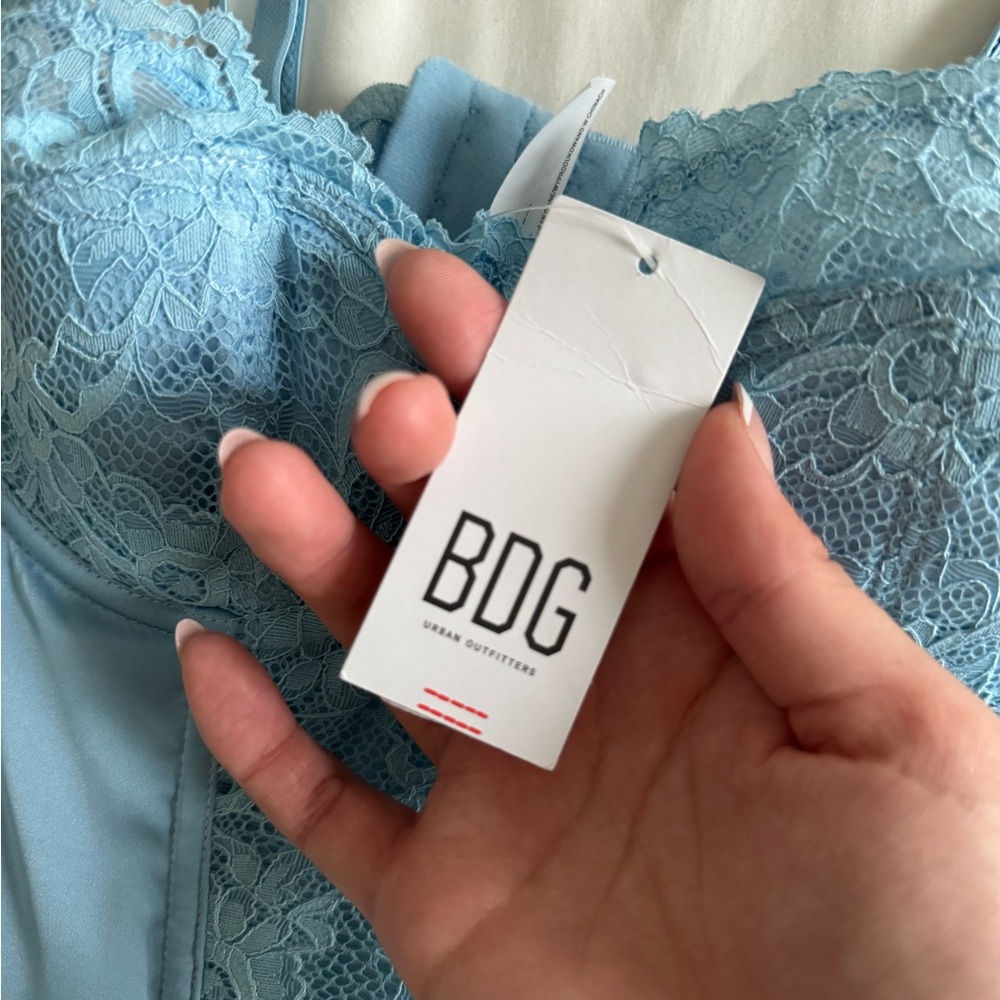 Urban Outfitters Blue Corset - Picture 4 of 6